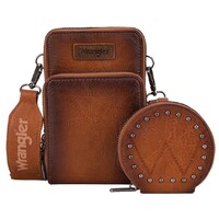 Wrangler Phone Wallet Bag With Coin Purse Set (X4S2976BAG) Tan