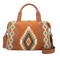 Wrangler Southwestern Maya Aztec Duffle Bag (X5W2994BAG) Tan