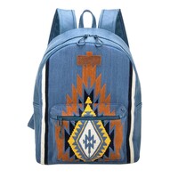 Wrangler Southwestern Maya Aztec Backpack (X5W2995BPK) Blue