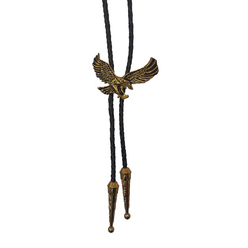 Allingtons Flying Eagle Western Bolo Tie (ABT032) Gold