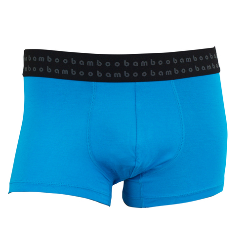 Bamboo Mens Trunks () Blue S