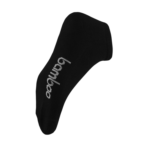 Bamboo Textiles Ped Socks 3 Pack (0793618080938 ) Black M4-6/W6-8