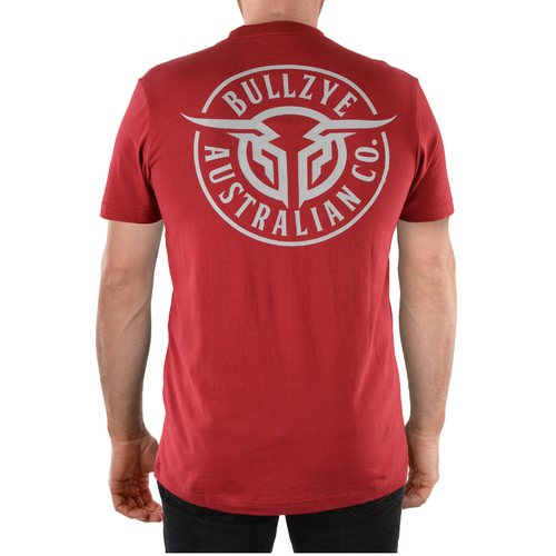 Bullzye Mens Bullring Tee (BCP1503002) Red S