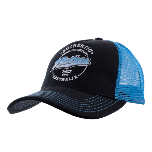 Bullzye Mens Overlay Trucker Cap (B2S1946CAP) Black OSFM [SD]