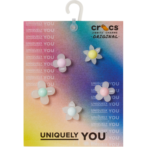 Crocs Iridescent Flowers 5 Pack Jibbitz™️ Shoe Charms (10014623) Multi OSFA