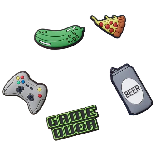 Crocs Good Gaming 5 Pack Jibbitz™ Shoe Charms (10013685) Multi OSFA