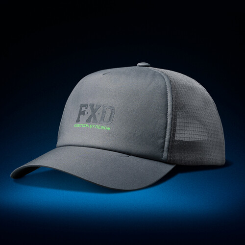 FXD Tech Trucker Cap (CP-13) Titanium OSFM