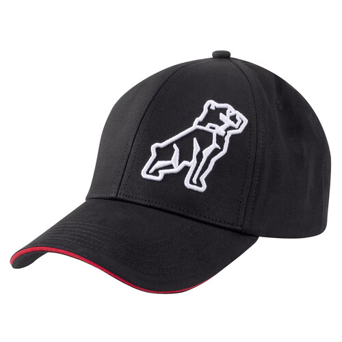 Mack Sandwiched Curved Baseball Cap (MKBAS2401BD0000) Black/Red OSFM