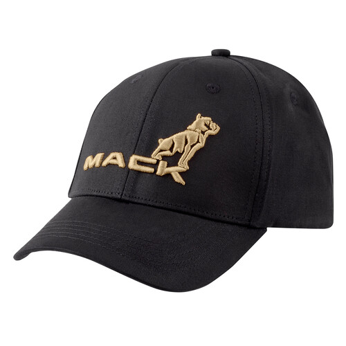 Mack Fitted Curved 6 Panel Cap (MKFLX2402BB0000) Black One Size