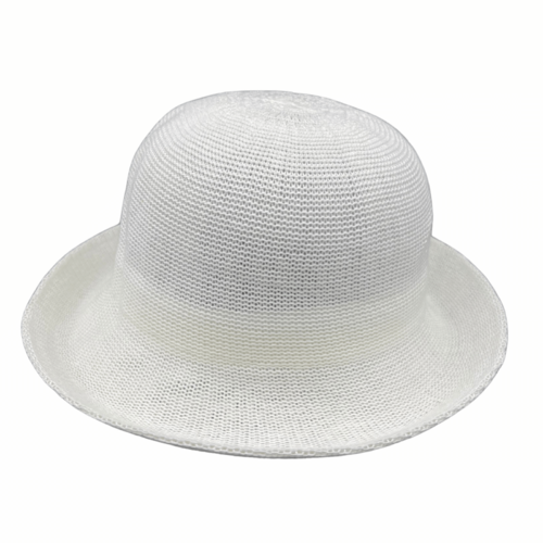 Jacaru Knitted Bucket Hat SBrim (1507) White OSFM