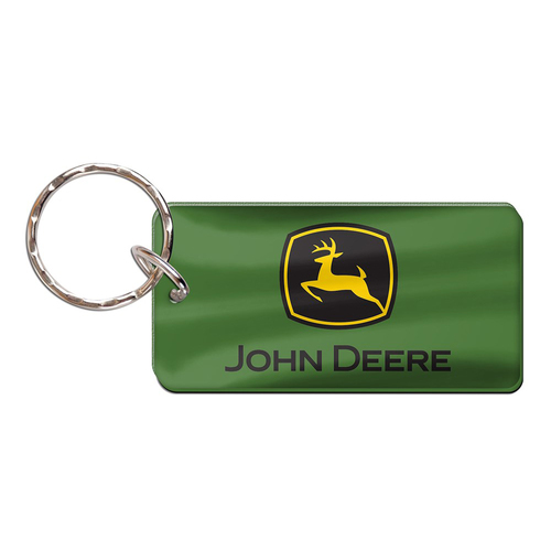 John Deere Rectangle Vintage Keyring (F0890221)