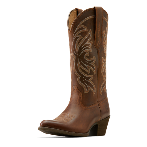 Ariat Womens Heritage J-Toe Stretchfit Western Boots (10051051) Sassy Brown 7C