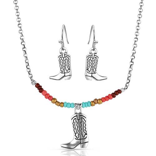 Montana Jewellery Colourstruck Cowboy Boot Beaded Jewellery Set (JS5885)