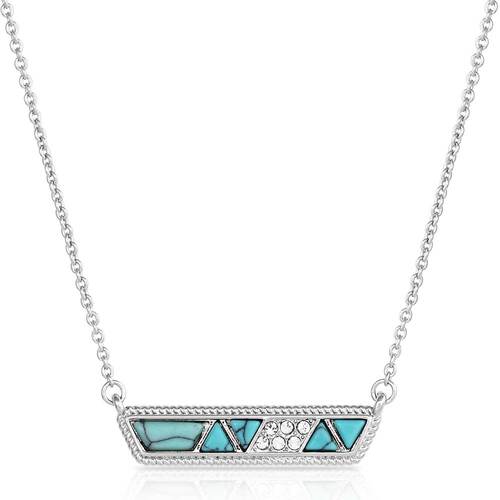 Montana Jewellery High Noon Cobblestone Bar Necklace (NC5481)