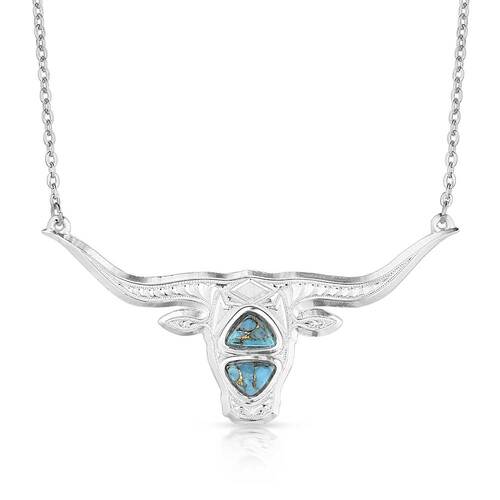 Montana Jewellery Longhorn Turquoise Necklace (NC5765)