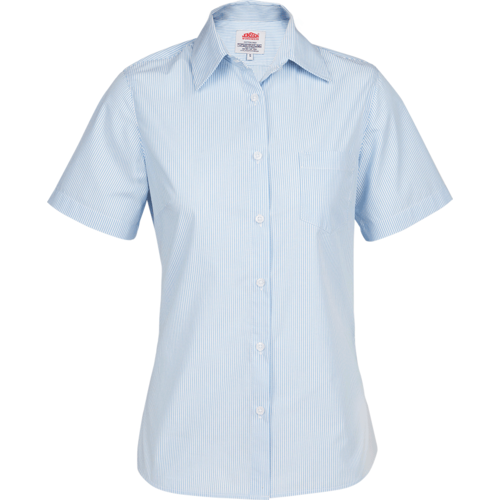 Jonsson Womens S/S Shirt (OWBLSS) Light Blue Stripe XS [GD]