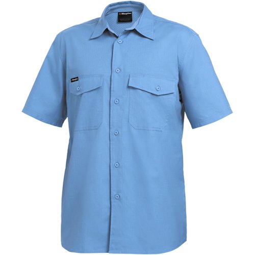 KingGee Workcool 2 S/S Shirt (K14825) Sky S