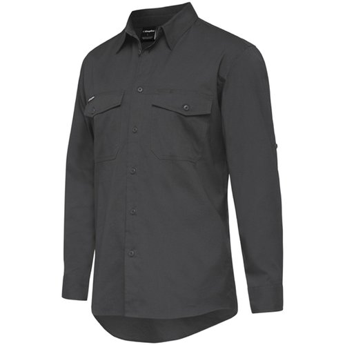 KingGee Workcool 2 L/S Shirt (K14820) Charcoal M