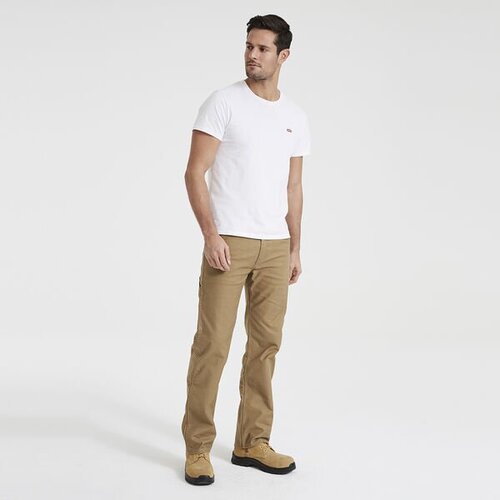 Levi's Mens 505 Workwear Regular Fit Utility Pants (34233-0004) Ermine Canvas 31x30