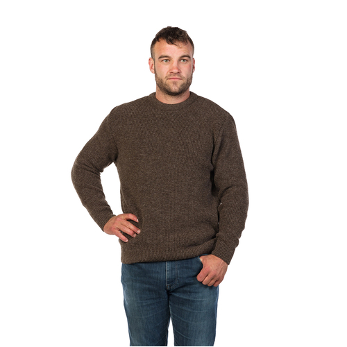 MKM Mens Backyard Sweater (MS1526) Natural Brown XL