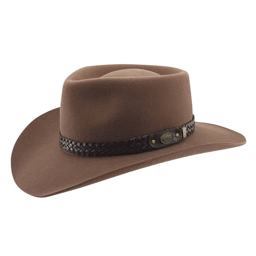 Statesman Murchison River Hat (S0616671) Light Brown 58