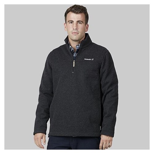 Buy Swanndri Mens Weka Pullover Sweater (SSD2462) Charcoal Online Australia