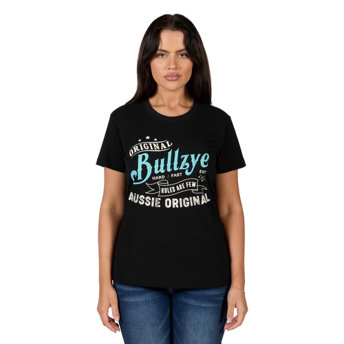 Bullzye Womens Dixon S/S Tee (B4S2503411) Black 10