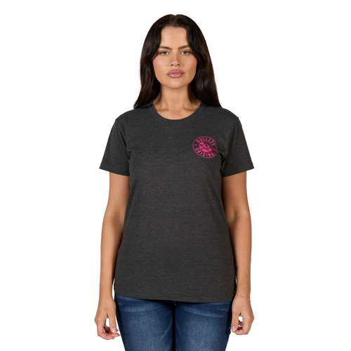 Bullzye Womens Beer Pong S/S Tee (B4S2503410) Charcoal 10