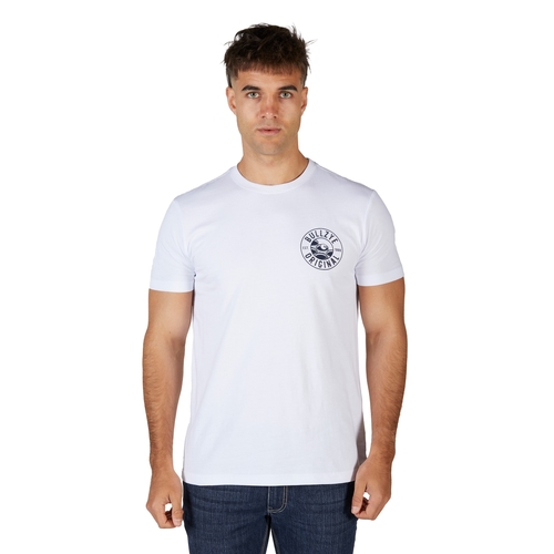 Bullzye Mens Beer Pong S/S Tee (B4S1503381) White S