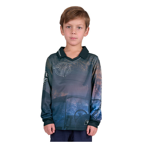 Bullzye Boys Luke L/S Fishing Tee (B4S3568393) Multi 2