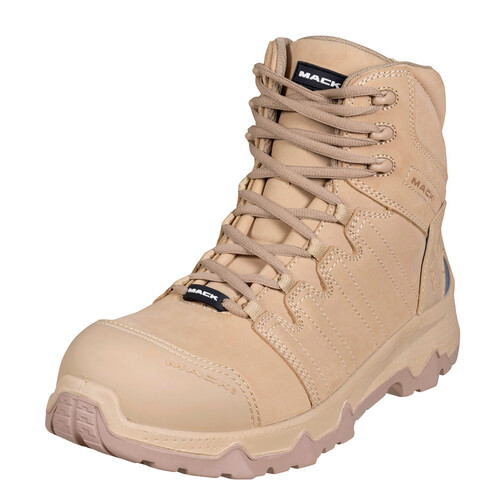 Mack Mens Octane 2.0 Zip Safety Boots (MKOCTAN2ZSNF) Sand 7