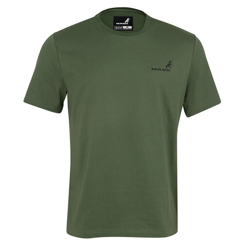 Mack Mens Classic S/S Crew Neck Tee (MKSSTE001MI) Military Green S