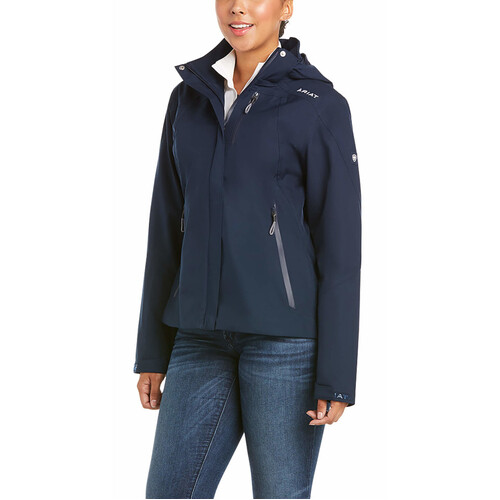 navy blue ariat jacket