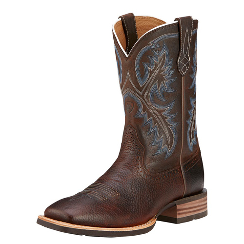 Ariat Mens Quickdraw Western Boots (10006714) Brown Oiled Rowdy 8EE [SD]