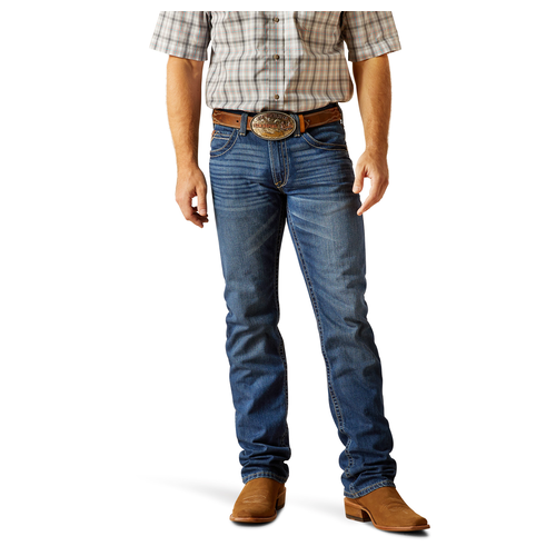 Ariat Mens M5 Straight Bucklin Jeans (10051600) Pismo 32x30