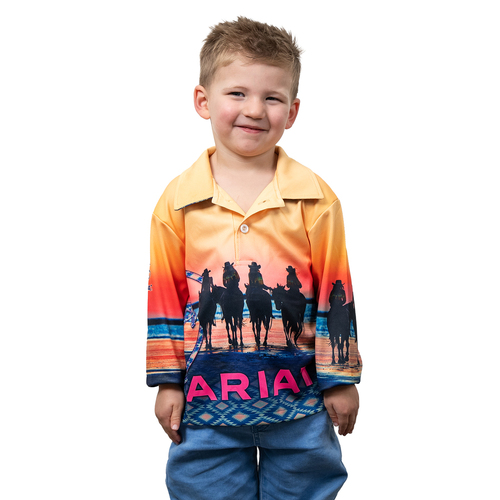 Ariat Childrens L/S Fishing Shirt (3004CLSP) Coastal Cowgirls 4