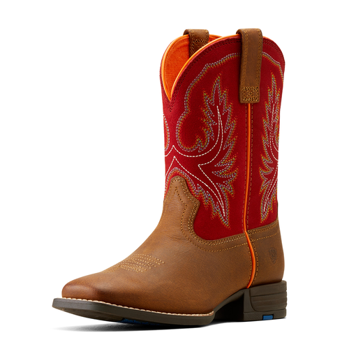 Ariat Childrens Wilder Western Boots (10050921) Grand Canyon/Ruby Red 1