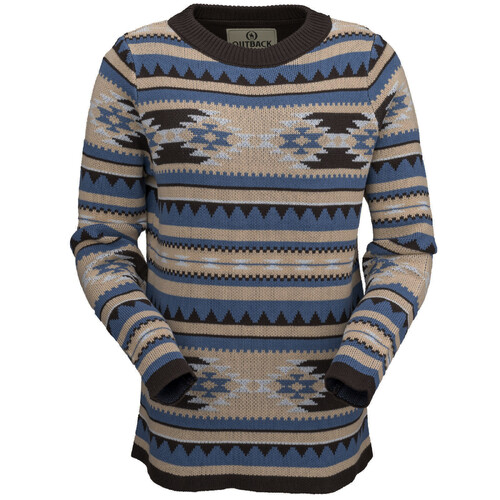 Outback Trading Womens Wendy Sweater (40239) Sky S/M