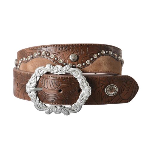 womens brown western belts