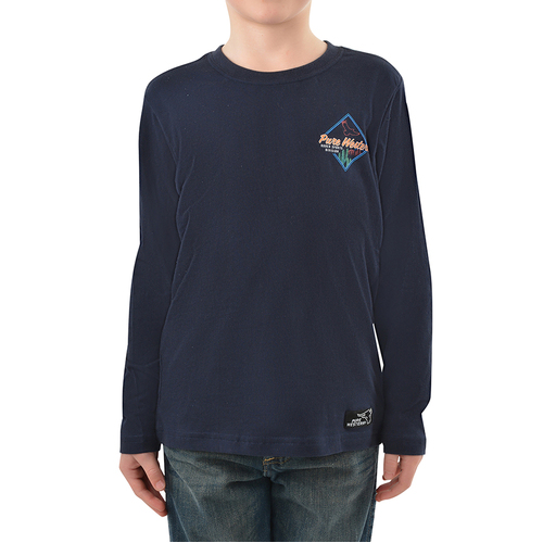 Pure Western Boys Clarke L/S Tee (P3W3562676) Navy 2 [SD]