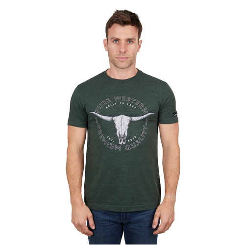 Pure Western Mens Enzo S/S Tee (P4S1503960) Green Marle S