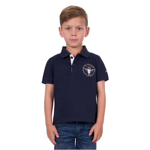 Pure Western Boys Mack S/S Polo (P4S3500967) Navy 2