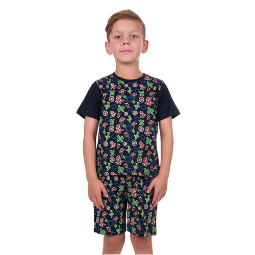 Pure Western Boys Wild West Pyjamas (P4S3901PJS) Navy 2