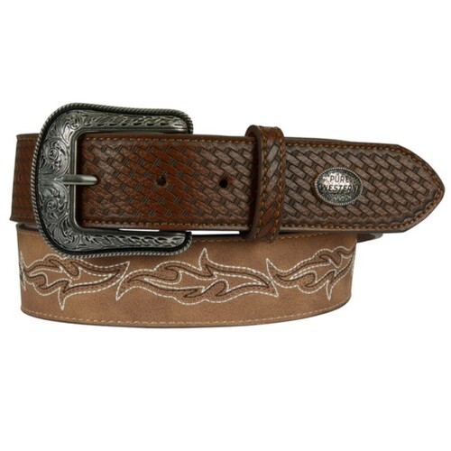 Pure Western Mens Wilson Belt (P4S1969BLT) Tan XS