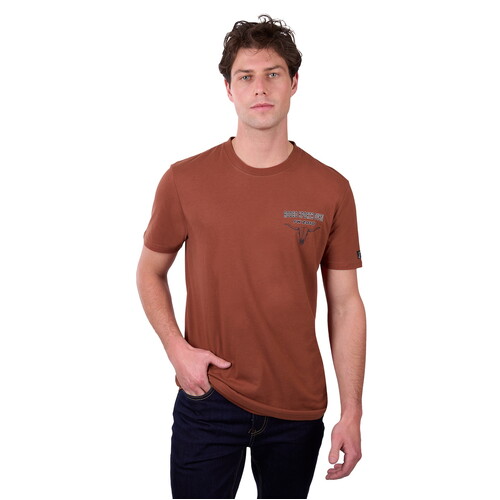 Pure Western Mens Mack S/S Tee (P5W1503876) Rust M