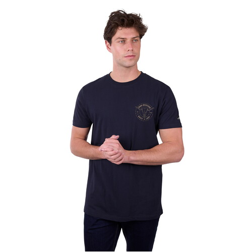 Pure Western Mens Walker S/S Tee (P5W1503877) Navy M