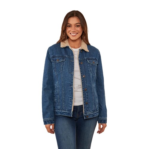 Ringers Western Womens Killawarra Corduroy Jacket (220211801) Mid Wash Blue 6