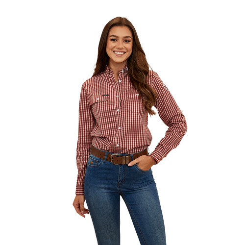 Ringers Western Womens Kacey L/S Dress Shirt (222119RW) Cedar 6 [GD]