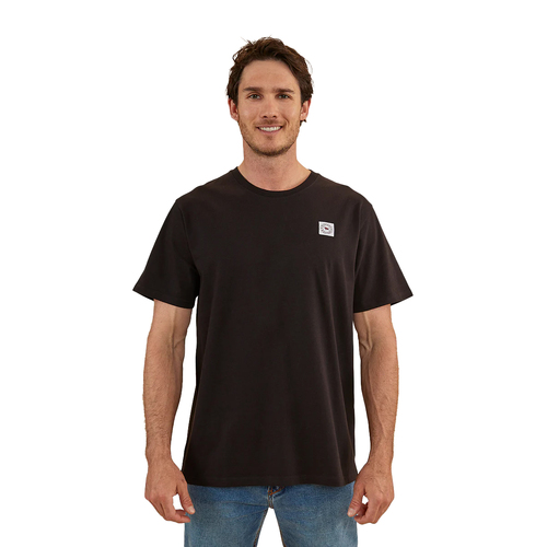 Ringers Western Mens Parklands Loose Fit S/S Tee (122114RW) Black M [GD]