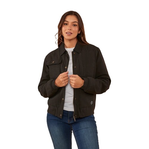 Ringers Western Womens Mulgrave Jacket (222071RW) Washed Black 8